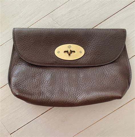 mulberry cosmetic bag.